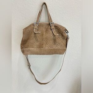 Olivia Harris Tribeca Pebbled Leather Tan Purse